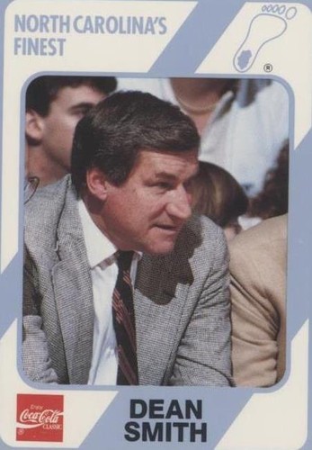 1989-90 Collegiate Collection/Coca-Cola North Carolina's Finest - Dean Smith #1