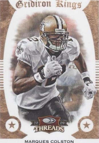 2009 Donruss Threads Marques Colston #35