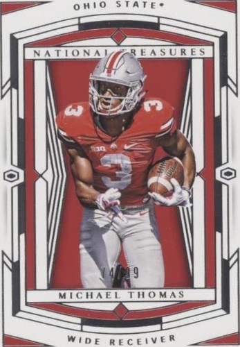 2020 Panini National Treasures Collegiate Michael Thomas #33