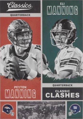 2017 Panini Classics Eli Manning Peyton Manning #CC-PMEM