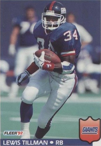 1992 Fleer Lewis Tillman #302