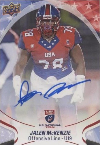 2017 Upper Deck USA Football Jalen Mckenzie #65