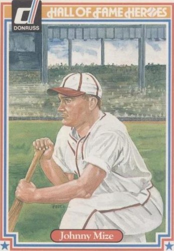 1983 Donruss Hall of Fame Heroes - Johnny Mize #10