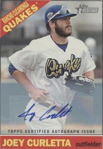 2015 Topps Heritage Minor League Edition - Joey Curletta #ROA-187