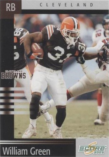 2003 Score William Green #27