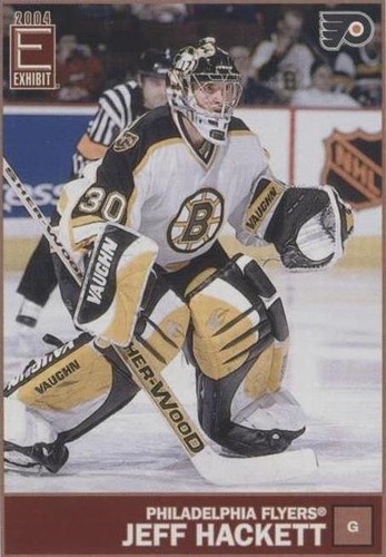 2003-04 Pacific Exhibit - Jeff Hackett #110