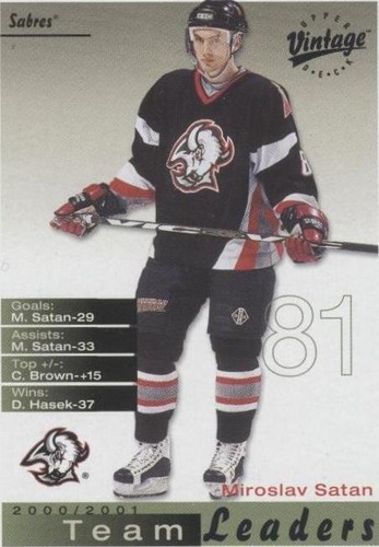 2001-02 Upper Deck Vintage - Miroslav Satan #34