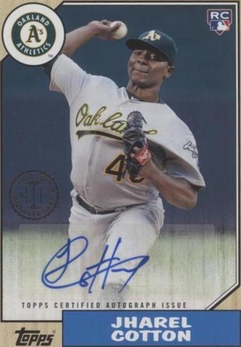 2017 Topps - Jharel Cotton #1987A-JCO