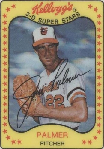 1981 Kellogg's 3-D Super Stars - Jim Palmer #2