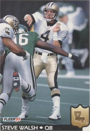 1992 Fleer Steve Walsh #285