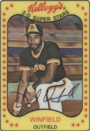 1981 Kellogg's 3-D Super Stars - Dave Winfield #21