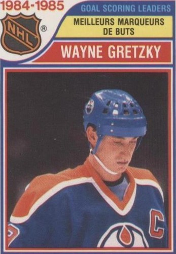 1985/86 O-PEE-CHEE HOCKEY CARD #257 WAYNE GRETZKY LEADER KSA