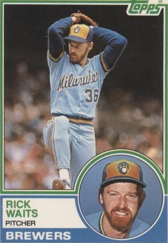 1983 Topps Traded - Rick Waits #123T