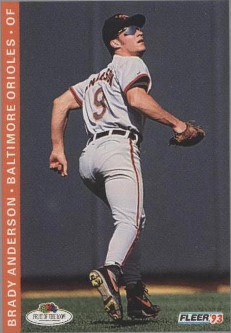 Fleer Fruit of the Loom All-Stars 1993 - Brady Anderson #2