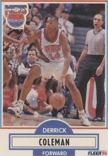 1990-91 Fleer Update - Derrick Coleman #U-60