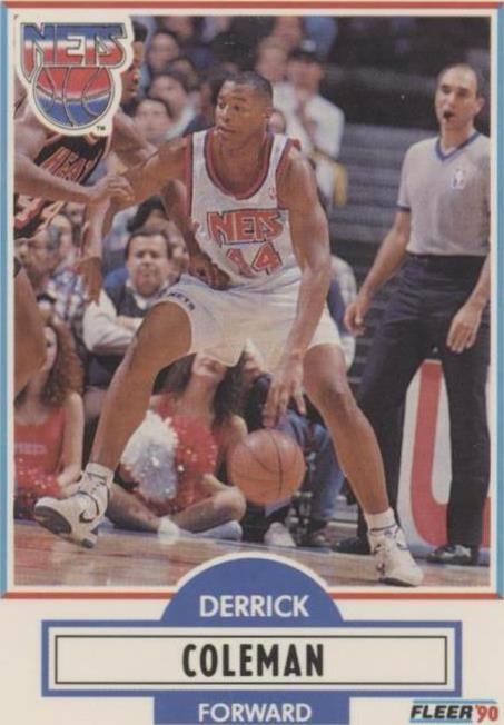 Actualización Fleer 1990-91 - Derrick Coleman #U-60