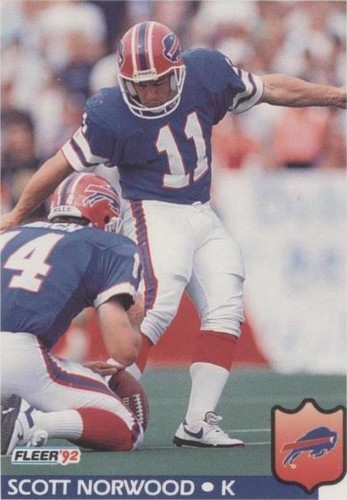 1992 Fleer Scott Norwood #26