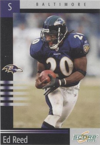 2003 Score Ed Reed #7