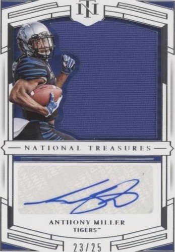 2020 Panini National Treasures Collegiate Anthony Miller #86