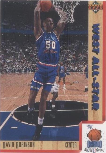 1991-92 Upper Deck - Дэвид Робинсон #467