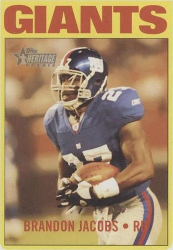 2005 Topps Heritage Brandon Jacobs #354