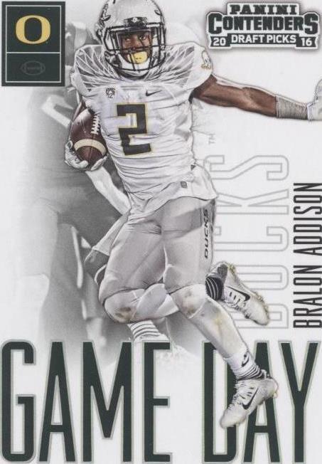 2016 Panini Contenders Draft Picks Bralon Addison #34