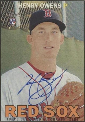 2016 Topps Heritage - Henry Owens #ROA-HO