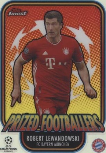2020-21 Topps Finest UCL Robert Lewandowski #PF-RL