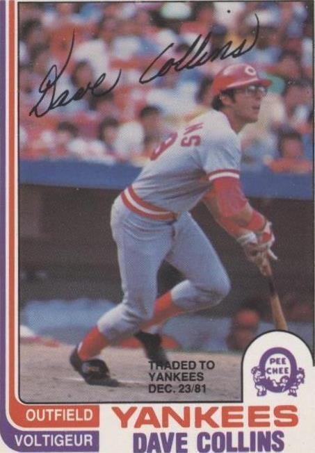 1982 O-Pee-Chee - Dave Collins #349