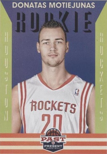 2012-13 Panini Past & Present - Donatas Motiejunas #177