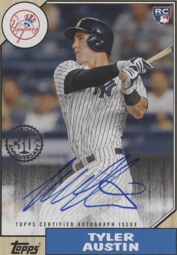 2017 Topps - Tyler Austin #1987A-TA