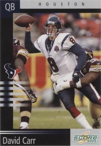 2003 Score David Carr #44