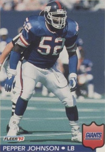 1992 Fleer Pepper Johnson #295