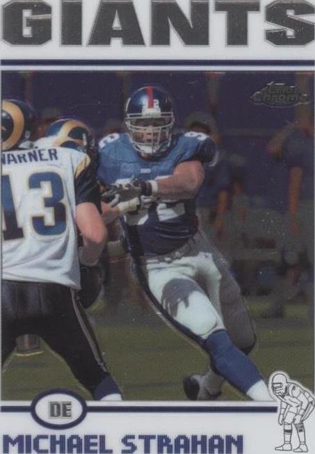 2004 Topps Chrome Michael Strahan #64