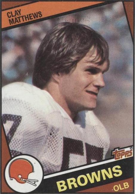 Topps Clay Matthews #56 1984