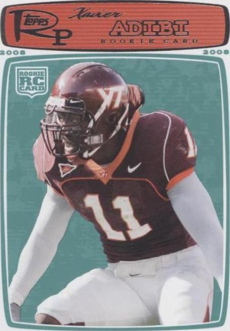 2008 Topps Rookie Progression Xavier Adibi #213