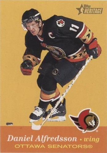 2001-02 Topps Heritage - Daniel Alfredsson #63