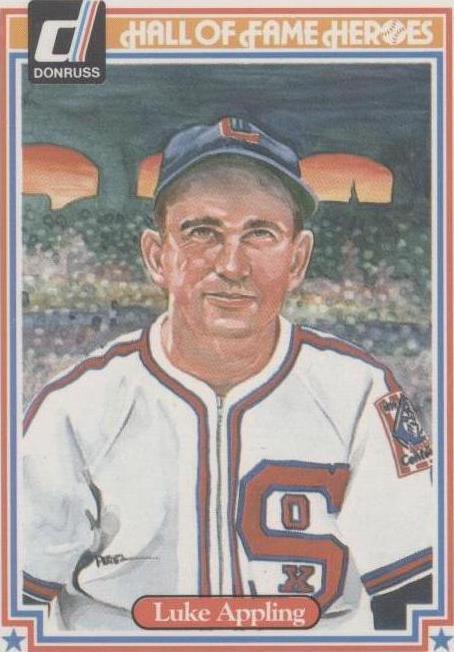1983 Donruss Hall of Fame Heroes - Luke Appling #8