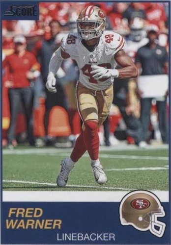 2019 Score Fred Warner #308