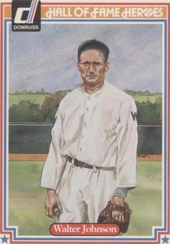 1983 Donruss Hall of Fame Heroes - Walter Johnson #2