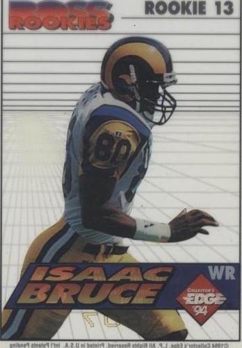 1994 Collector's Edge Isaac Bruce #ROOKIE 13