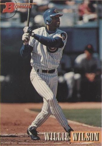 1993 Bowman - Willie Wilson #468