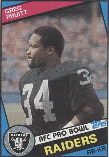 1984 Topps Greg Pruitt #115