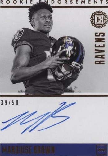 2019 Panini Encased Marquise Brown #RE-MBR