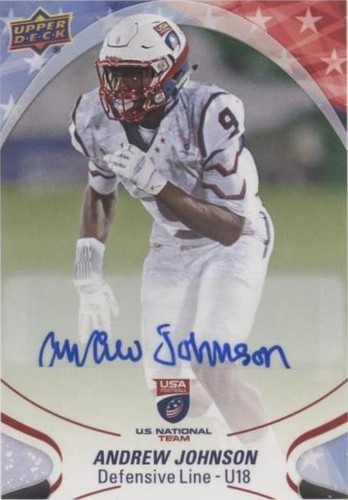 2017 Upper Deck USA Football Andrew Johnson #25
