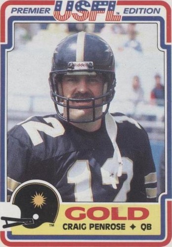 1984 Topps USFL Craig Penrose #28