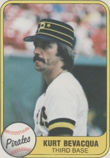 1981 Fleer - P on Cap facing left #382 Kurt Bevacqua for sale online | eBay
