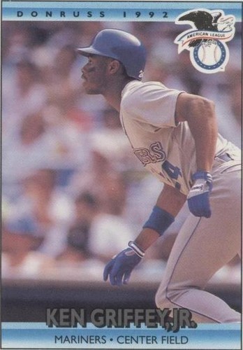 1992 Donruss Ken Griffey Jr. #24 ERROR CARD - No DOT after