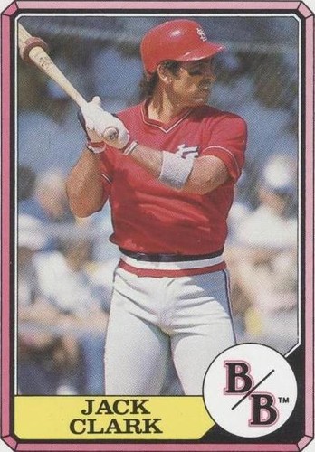 1987 Topps Boardwalk and Baseball Top Run Makers - Jack Clark #25
