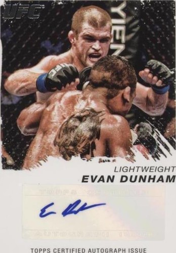 2011 Topps UFC Moment of Truth - Evan Dunham #CS-ED